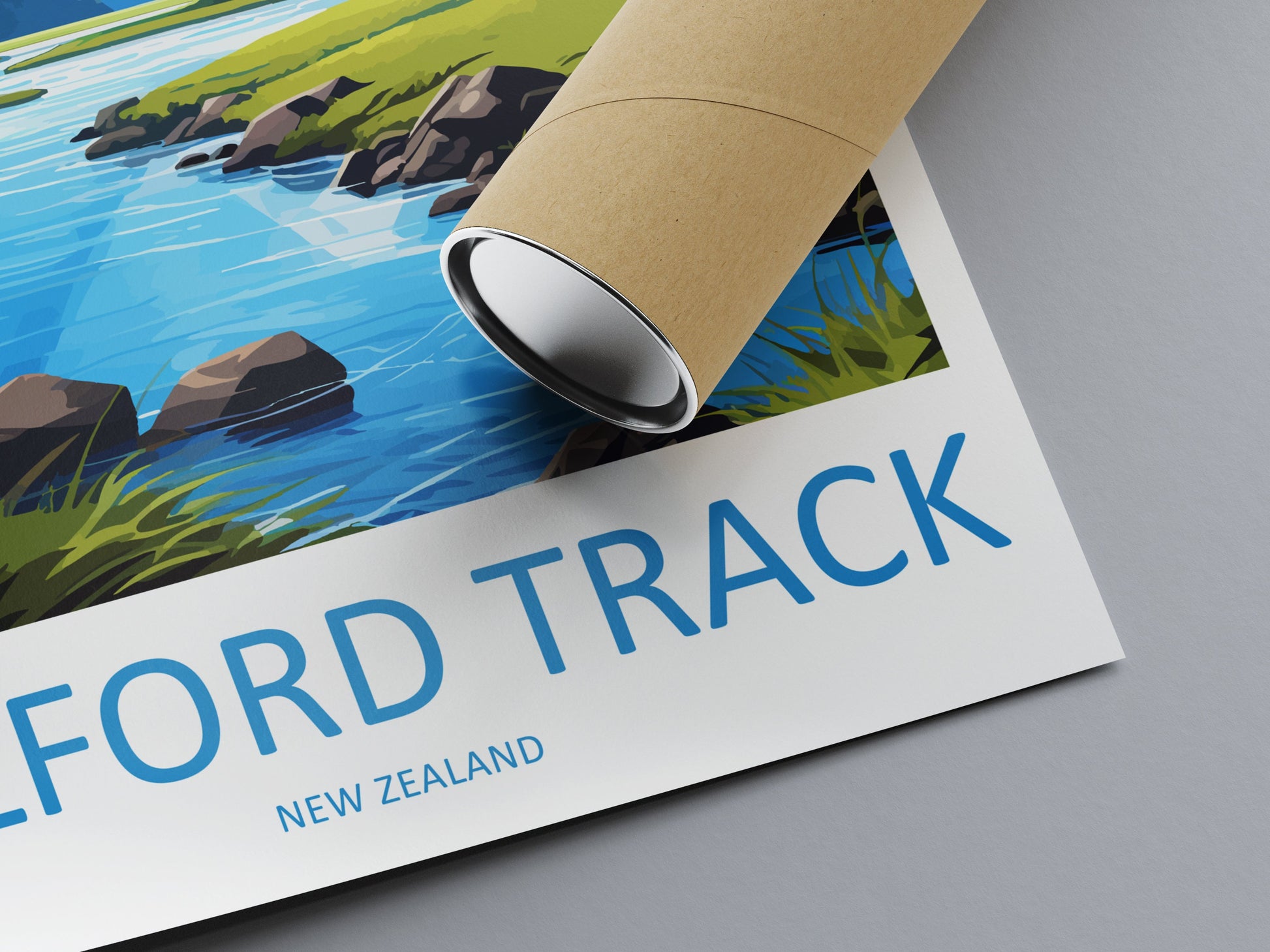 Milford Track Travel Print Wall Art Milford Track Wall Hanging Home Décor Milford Track Gift Art Lovers New Zealand Art Lover Gift