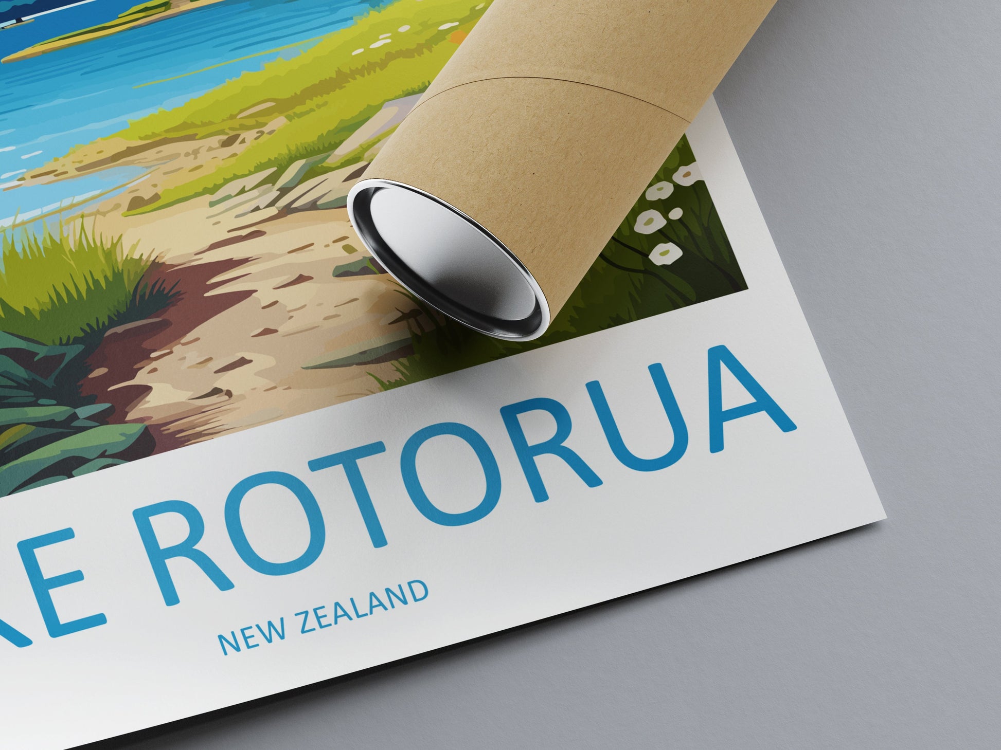 Lake Rotorua Travel Print Wall Art Lake Rotorua Wall Hanging Home Décor Lake Rotorua Gift Art Lovers New Zealand Art Lover Gift Lake Rotorua