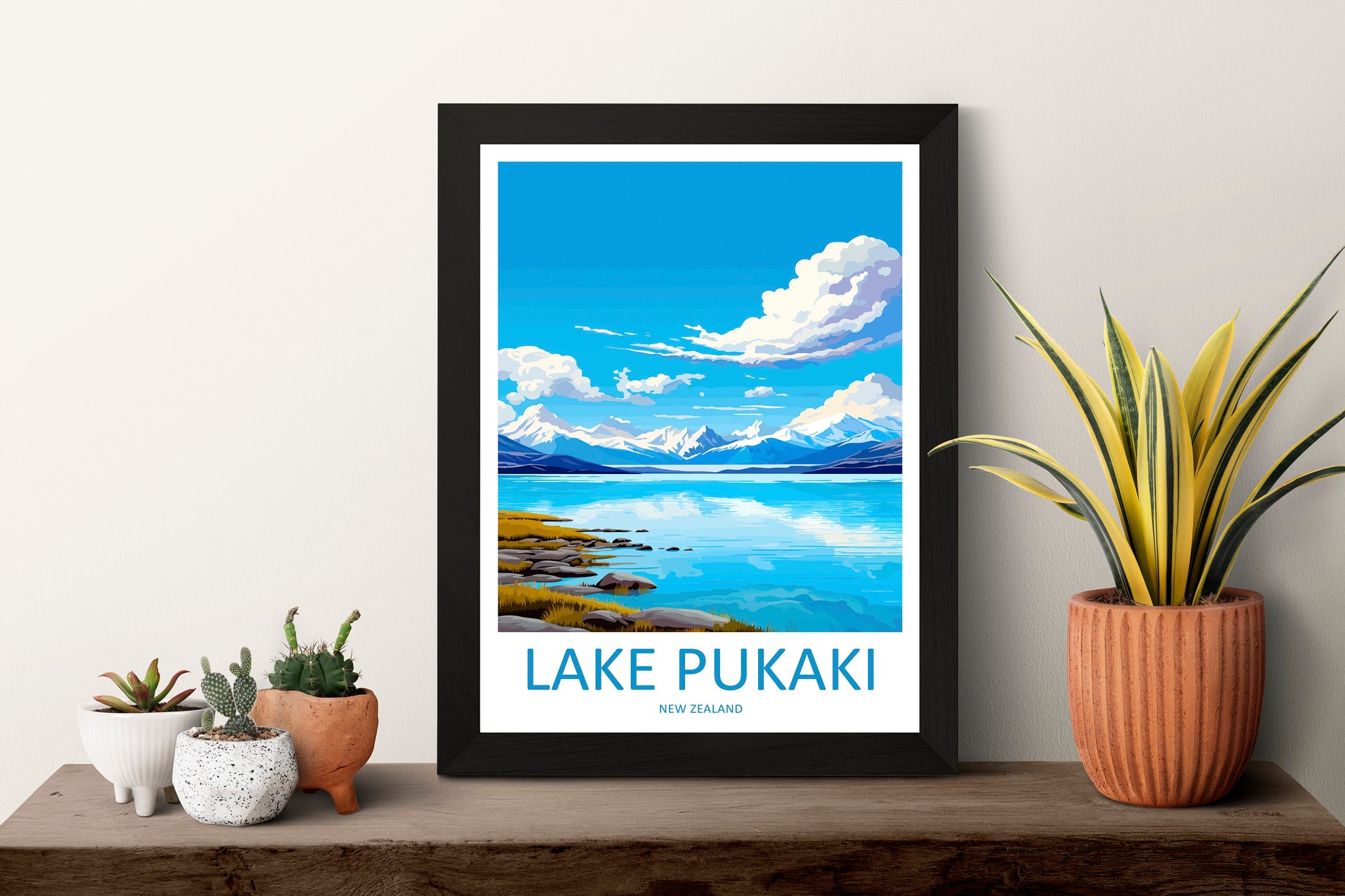 Lake Pukaki Travel Print Wall Art Lake Pukaki Wall Hanging Home Décor Lake Pukaki Gift Art Lovers New Zealand Art Lover Gift Lake Pukaki