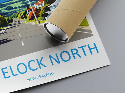 Havelock North Travel Print Wall Art Havelock North Wall Hanging Home Décor Havelock North Gift Art Lovers New Zealand Art Lover Gift