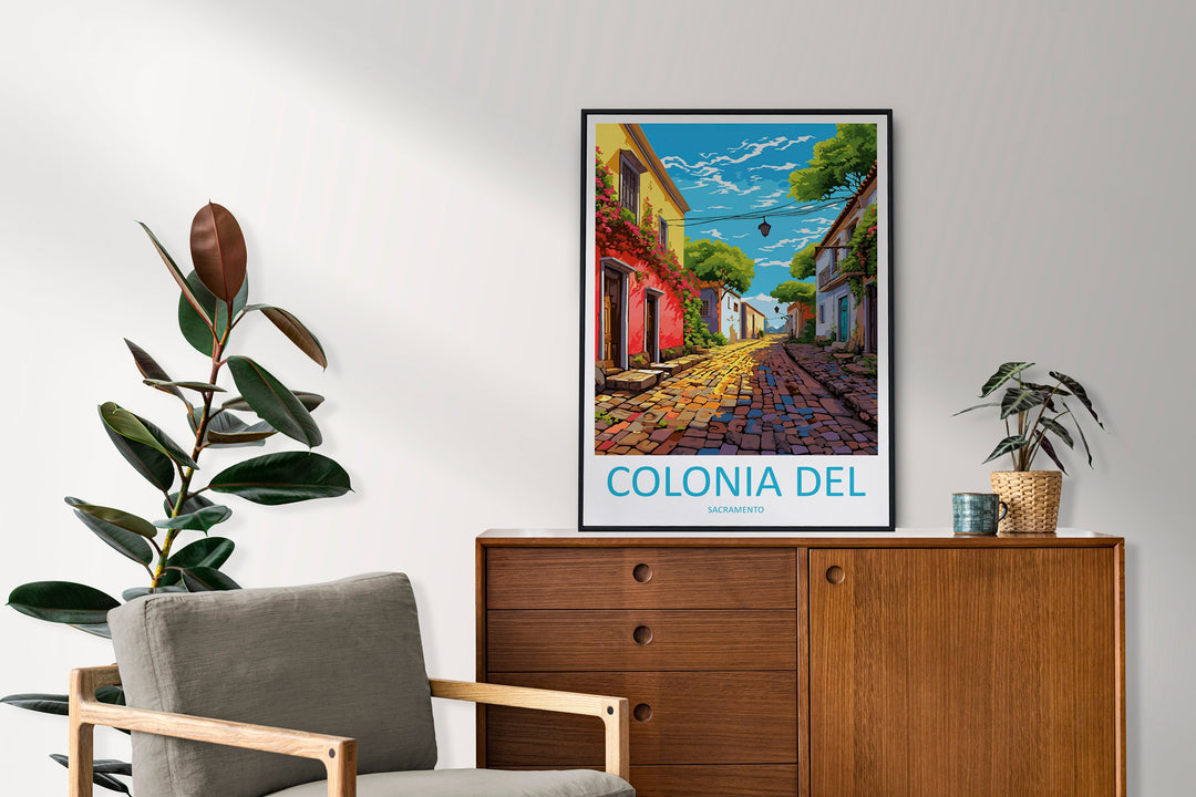 Colonia Del Sacramento Travel Print Wall Art Colonia Del Sacramento Wall Hanging Home Decor Colonia Del Sacramento Gift Art Lovers Wall Art