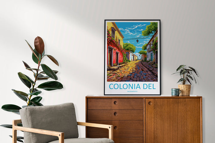 Colonia Del Sacramento Travel Print Wall Art Colonia Del Sacramento Wall Hanging Home Decor Colonia Del Sacramento Gift Art Lovers Wall Art