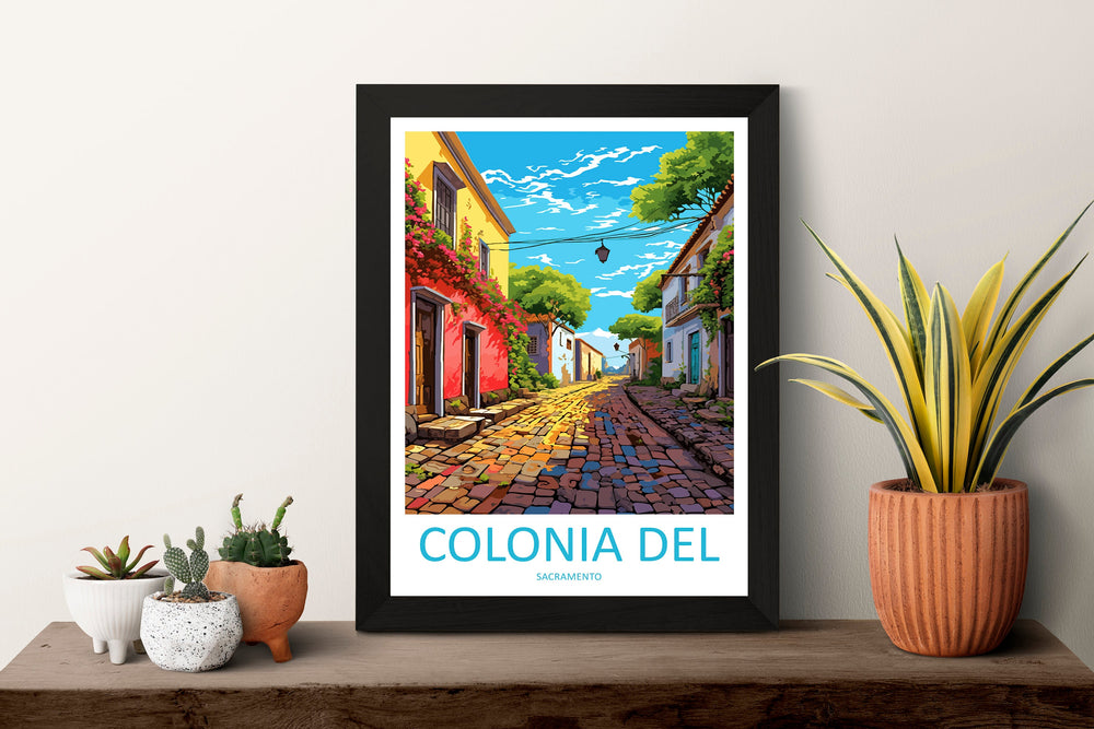 Colonia Del Sacramento Travel Print Wall Art Colonia Del Sacramento Wall Hanging Home Decor Colonia Del Sacramento Gift Art Lovers Wall Art