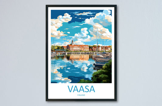 Vaasa Travel Print Wall Art Vaasa Wall Hanging Home Decor Vaasa Gift Art Lovers Wall Art Print Art Vaasa Wall Print Finland Travel Poster