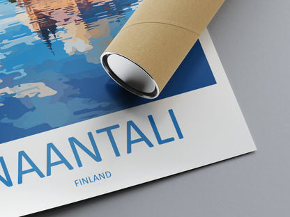 Naantali Travel Print Wall Art Naantali Wall Hanging Home Decor Naantali Gift Art Lovers Wall Art Print Art Finland Wall Print