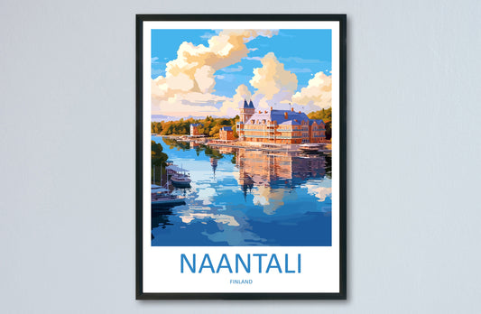 Naantali Travel Print Wall Art Naantali Wall Hanging Home Decor Naantali Gift Art Lovers Wall Art Print Art Finland Wall Print