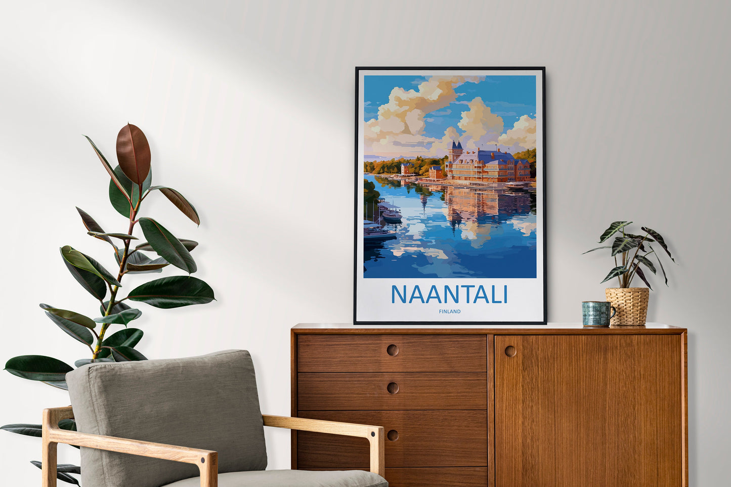 Naantali Travel Print Wall Art Naantali Wall Hanging Home Decor Naantali Gift Art Lovers Wall Art Print Art Finland Wall Print