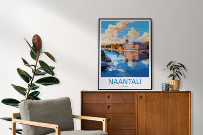 Naantali Travel Print Wall Art Naantali Wall Hanging Home Decor Naantali Gift Art Lovers Wall Art Print Art Finland Wall Print