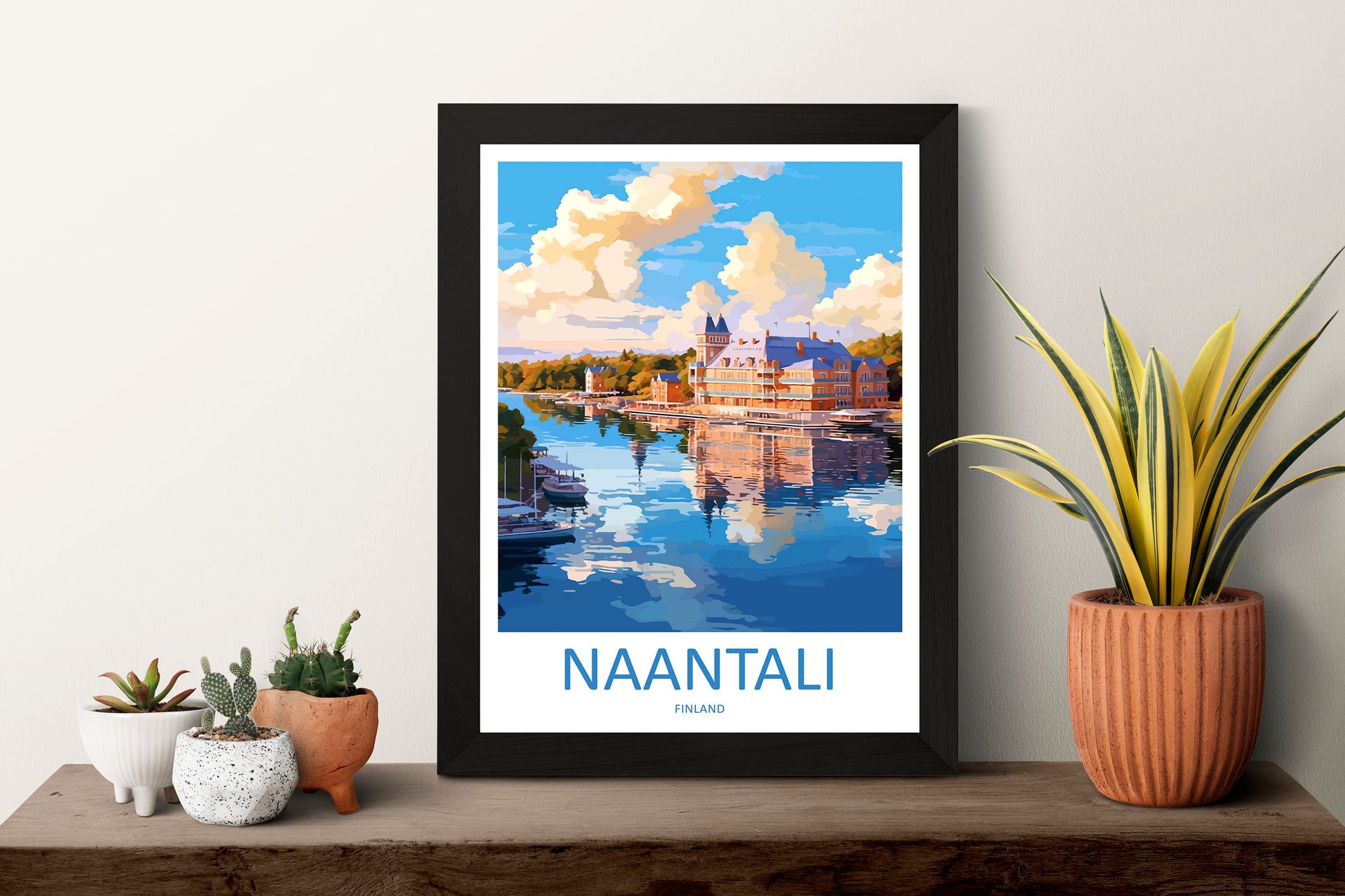 Naantali Travel Print Wall Art Naantali Wall Hanging Home Decor Naantali Gift Art Lovers Wall Art Print Art Finland Wall Print