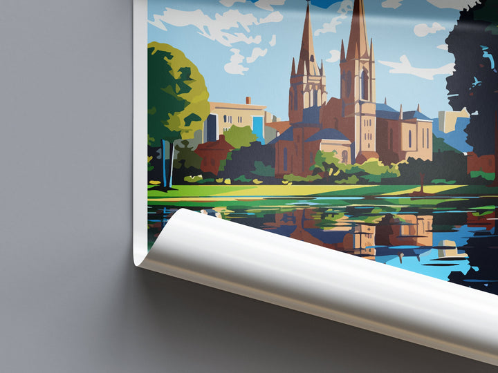 La Plata Travel Print Wall Art La Plata Wall Hanging Home Decor La Plata Gift Art Lovers Wall Art Print Art Argentina Travel Poster