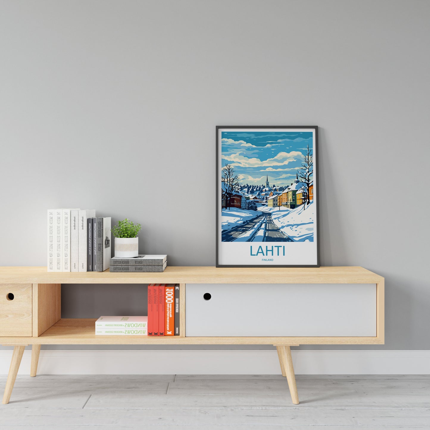 Lahti Travel Print Wall Art Lahti Wall Hanging Home Decor Lahti Gift Art Lovers Wall Art Print Art Finland Wall Print