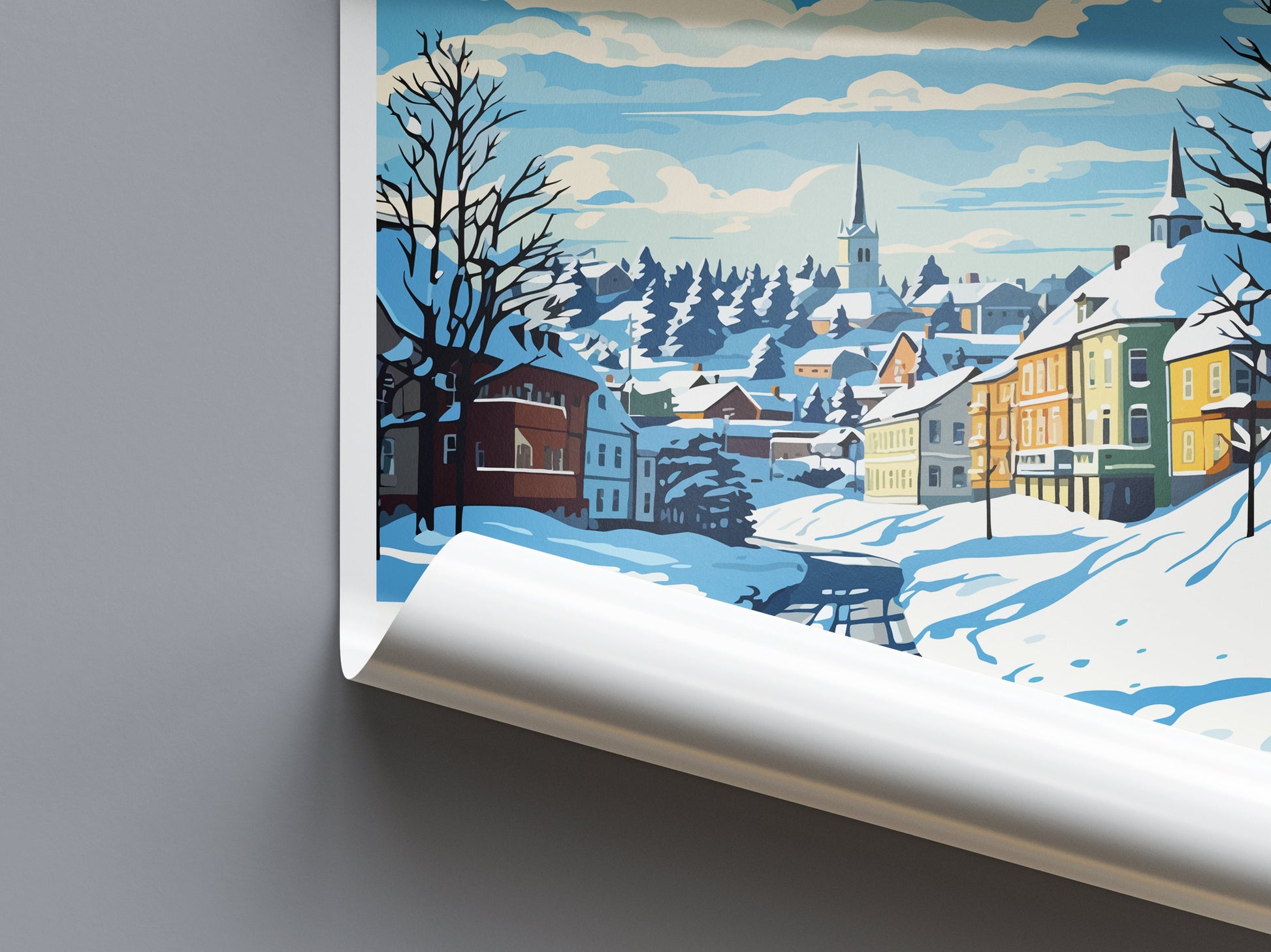 Lahti Travel Print Wall Art Lahti Wall Hanging Home Decor Lahti Gift Art Lovers Wall Art Print Art Finland Wall Print