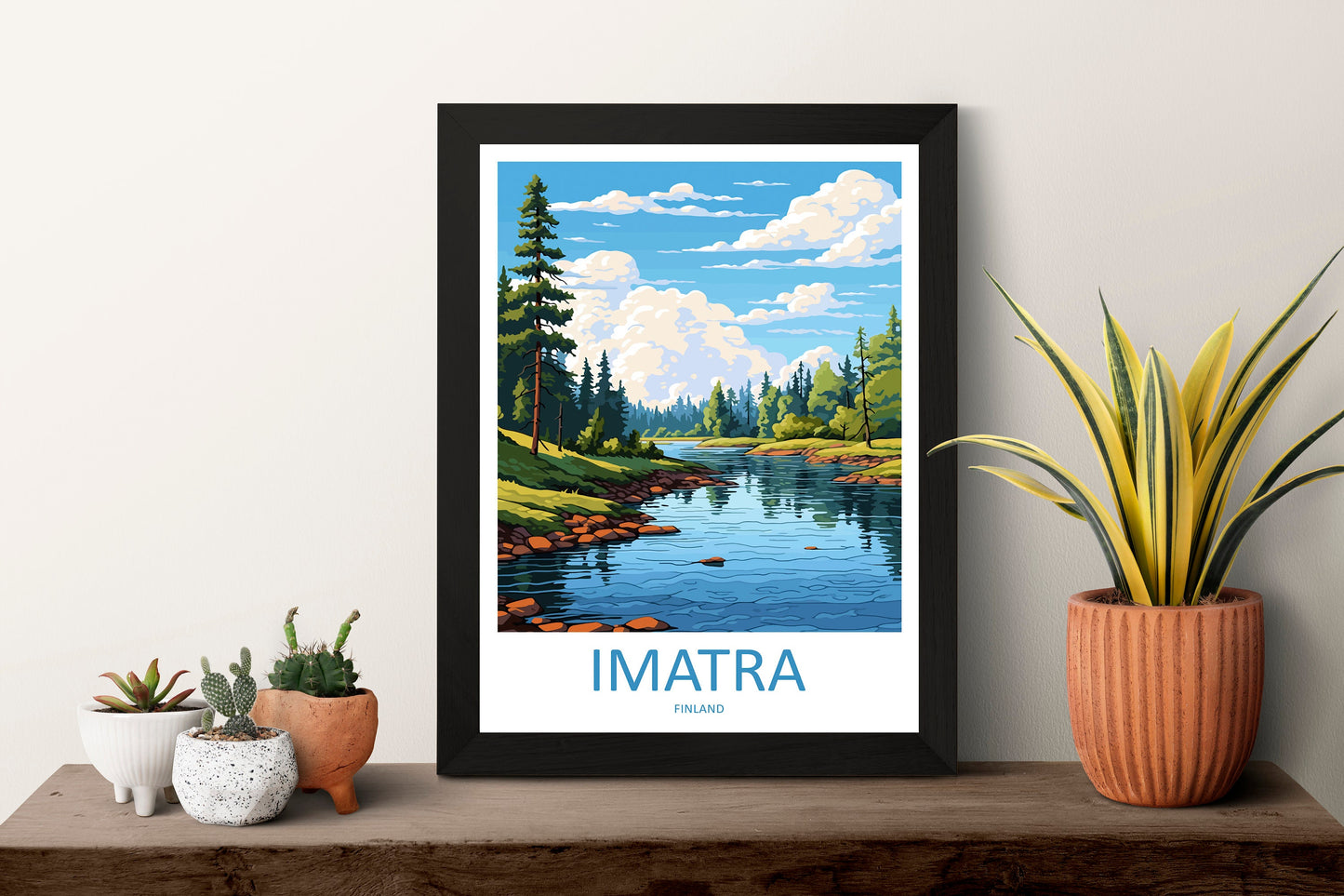 Imatra Travel Print Wall Art Imatra Wall Hanging Home Decor Imatra Gift Art Lovers Wall Art Print Art Finland Wall Print