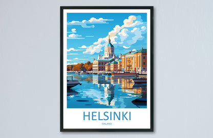 Helsinki Travel Print Wall Art Helsinki Wall Hanging Home Decor Helsinki Gift Art Lovers Wall Art Print Art Finland Wall Print..