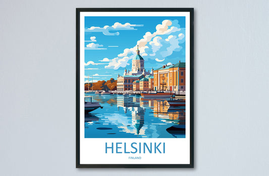 Helsinki Travel Print Wall Art Helsinki Wall Hanging Home Decor Helsinki Gift Art Lovers Wall Art Print Art Finland Wall Print..