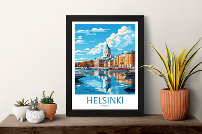 Helsinki Travel Print Wall Art Helsinki Wall Hanging Home Decor Helsinki Gift Art Lovers Wall Art Print Art Finland Wall Print..
