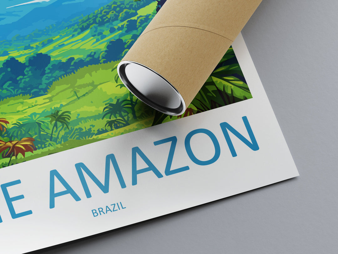 Amazon Rainforest Travel Print Wall Art Amazon Rainforest Wall Hanging Home Decor Amazon Rainforest Gift Art Lovers Wall Art Print Art