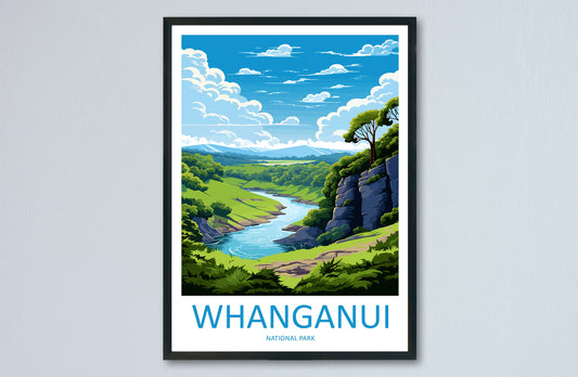 Whanganui National Park Travel Print Wall Art Whanganui National Park Wall Hanging Home Décor Whanganui National Park Gift Art Lovers