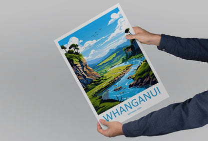 Whanganui National Park Travel Print Wall Art Whanganui National Park Wall Hanging Home Décor Whanganui National Park Gift Art Lovers