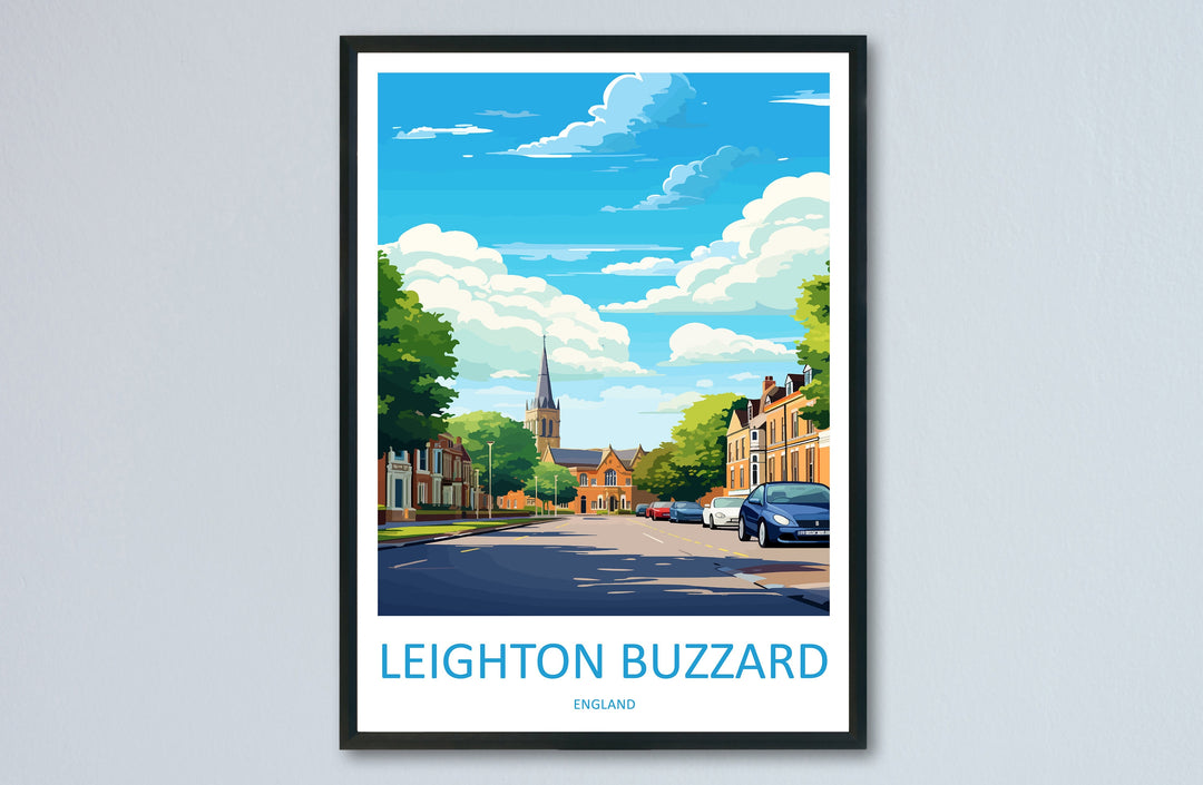 Leighton Buzzard Travel Print Wall Art Leighton Buzzard Wall Hanging Home Décor Leighton Buzzard Gift Art Lovers England Art Lover Gift