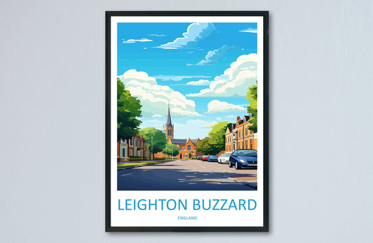 Leighton Buzzard Travel Print Wall Art Leighton Buzzard Wall Hanging Home Décor Leighton Buzzard Gift Art Lovers England Art Lover Gift