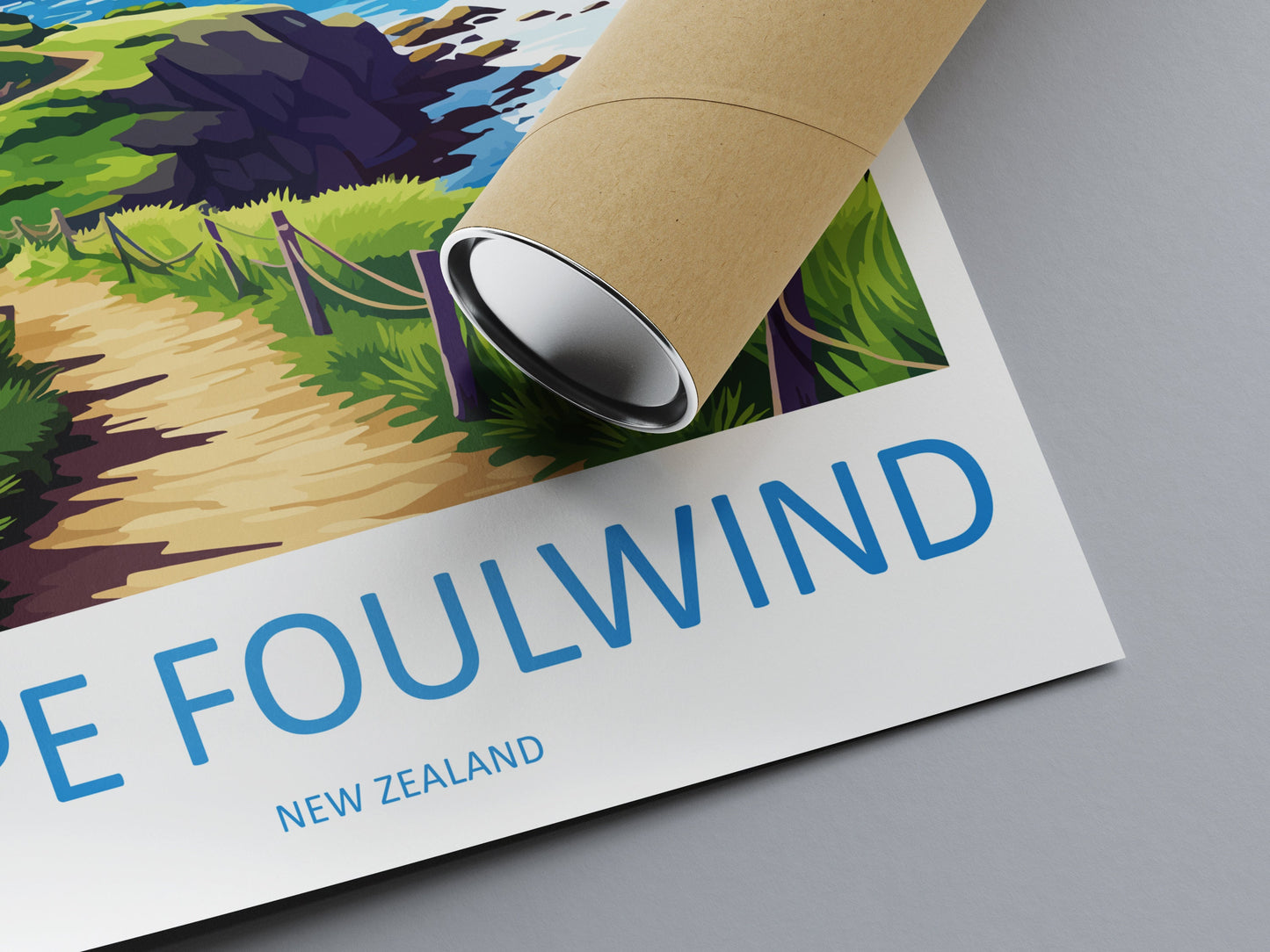 Cape Foulwind Travel Print Wall Art Cape Foulwind Wall Hanging Home Décor Cape Cape Foulwind Gift Art Lovers New Zealand Travel Print