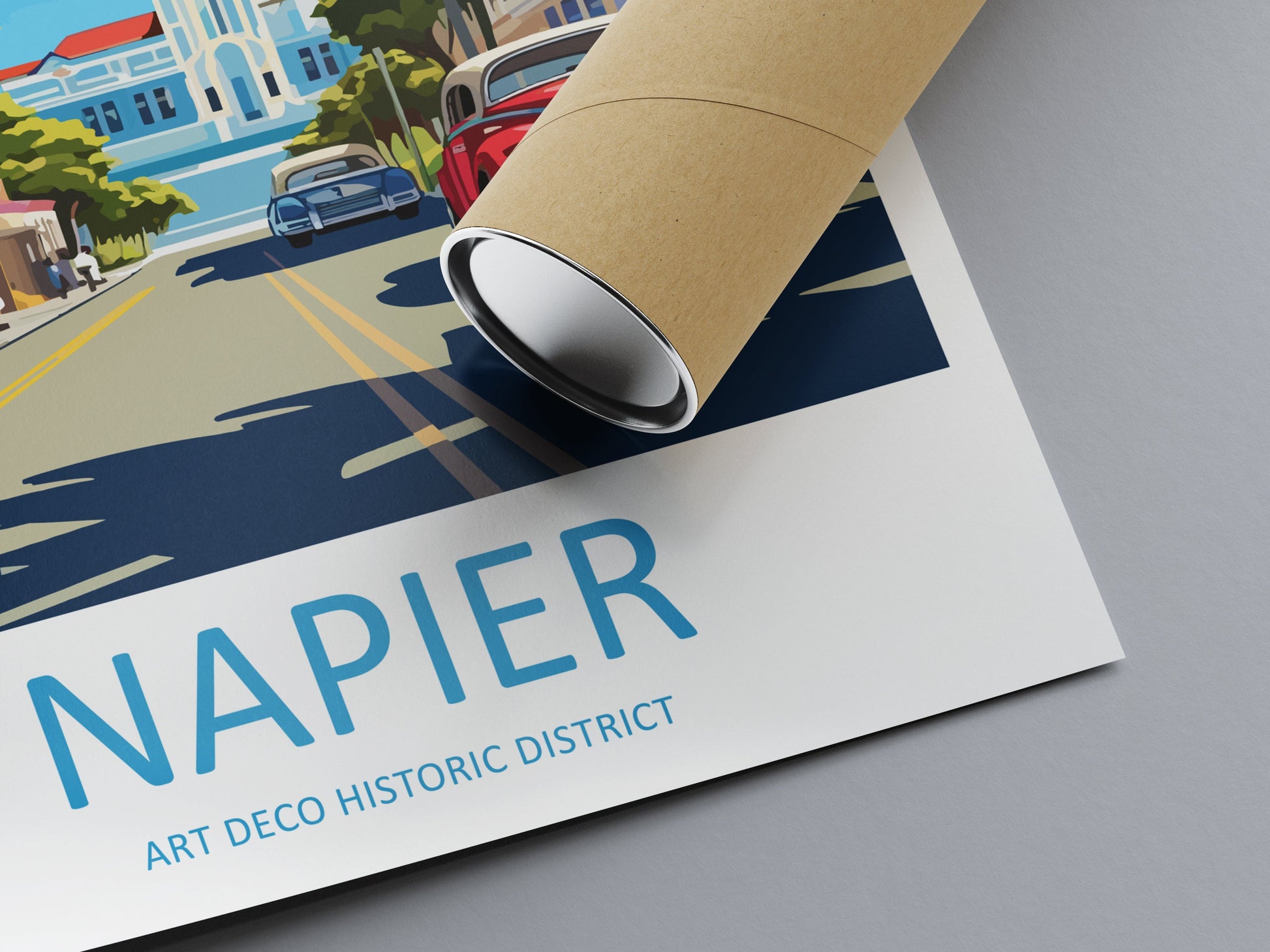 Napier Art Deco Historic District Travel Print Wall Art Napier Art Deco Wall Hanging Home Décor Napier Art Deco Gift Art Lovers NZ