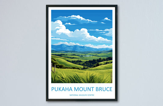 Pukaha National Wildlife Centre Travel Print Wall Art Pukaha National Wildlife Centre Wall Hanging Home Décor Pukaha Gift Art Lovers NZ