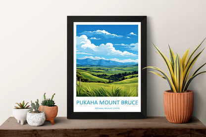 Pukaha National Wildlife Centre Travel Print Wall Art Pukaha National Wildlife Centre Wall Hanging Home Décor Pukaha Gift Art Lovers NZ