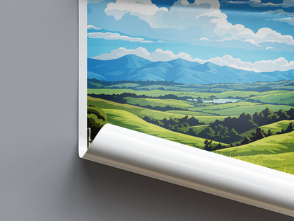 Pukaha National Wildlife Centre Travel Print Wall Art Pukaha National Wildlife Centre Wall Hanging Home Décor Pukaha Gift Art Lovers NZ