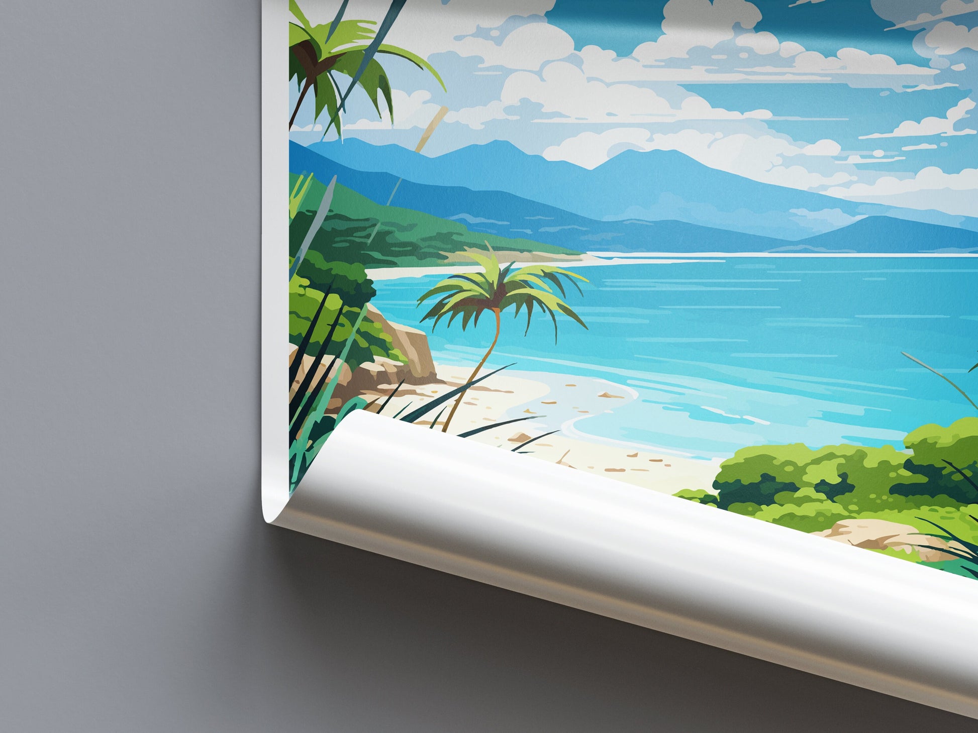 Whitsunday Islands Travel Print Wall Art Whitsunday Islands Wall Hanging Home Décor Whitsunday Islands Gift Art Lovers Wall Art Australia