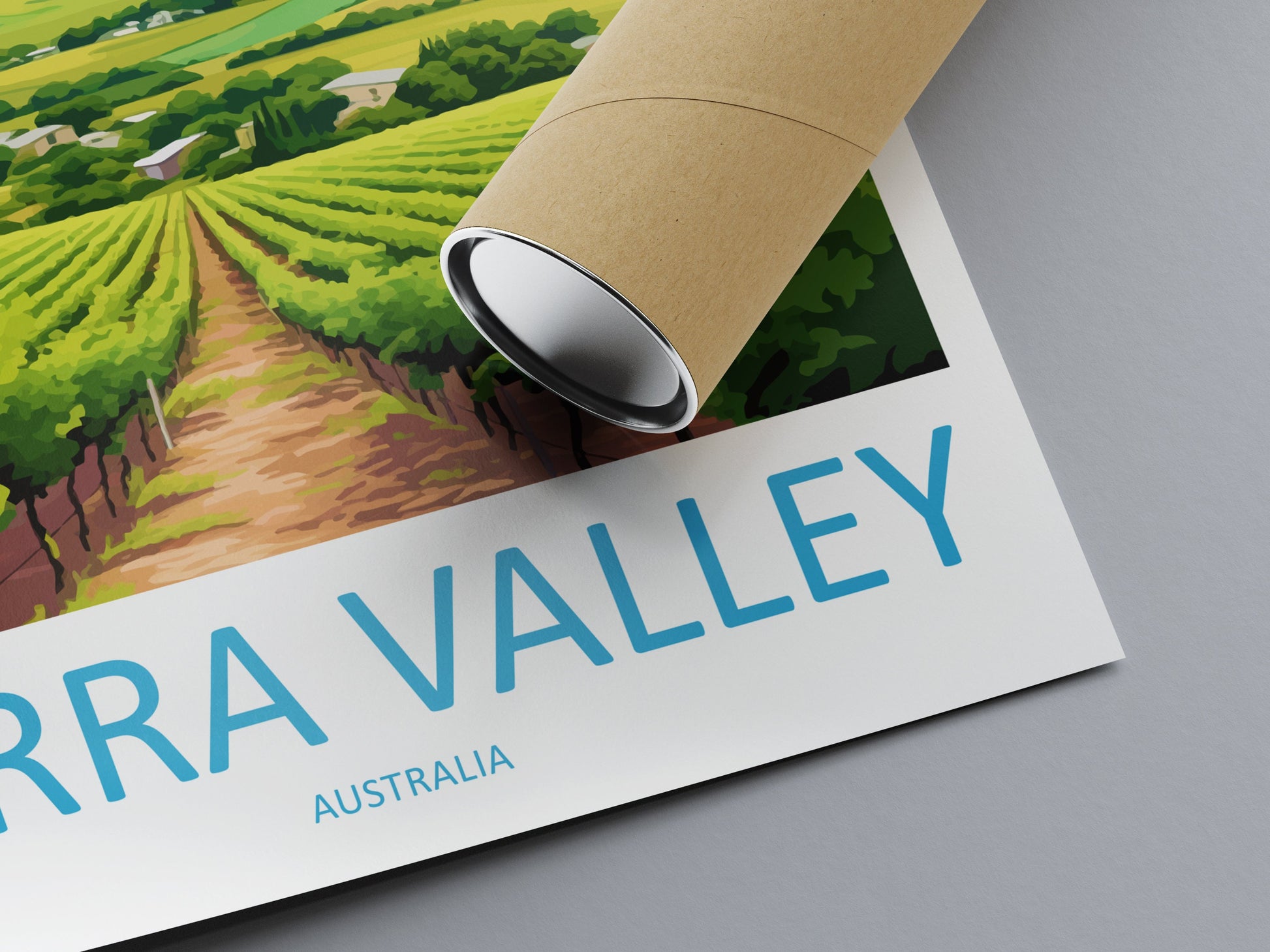 Yarra Valley Travel Print Wall Art Yarra Valley Wall Hanging Home Décor Yarra Valley Gift Art Lovers Wall Art Australia Poster