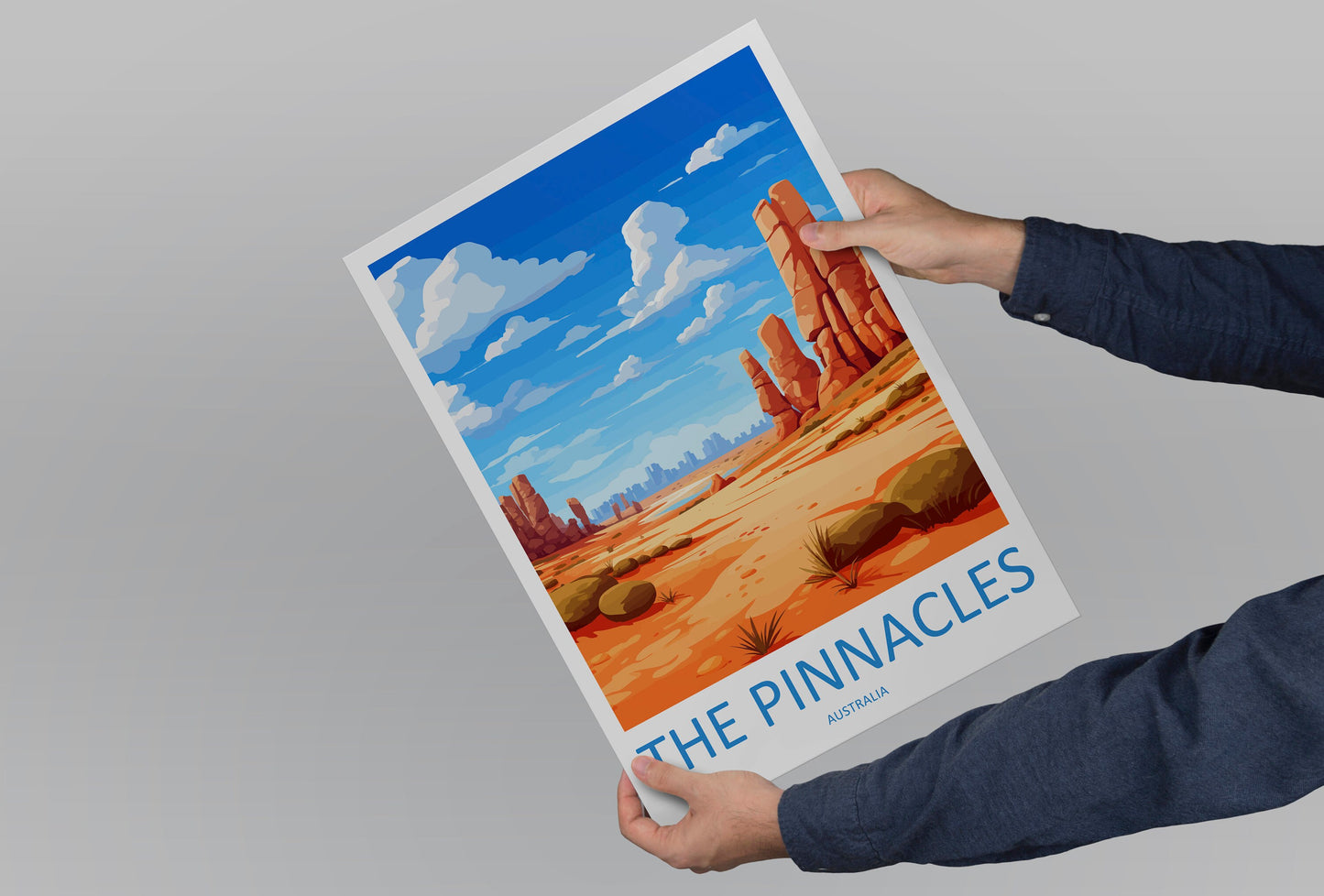 The Pinnacles Travel Print Wall Art The Pinnacles Wall Hanging Home Décor The Pinnacles Gift Art Lovers Wall Art Australia Poster Decor