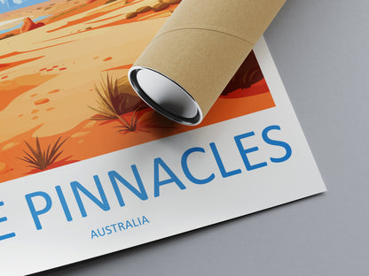 The Pinnacles Travel Print Wall Art The Pinnacles Wall Hanging Home Décor The Pinnacles Gift Art Lovers Wall Art Australia Poster Decor