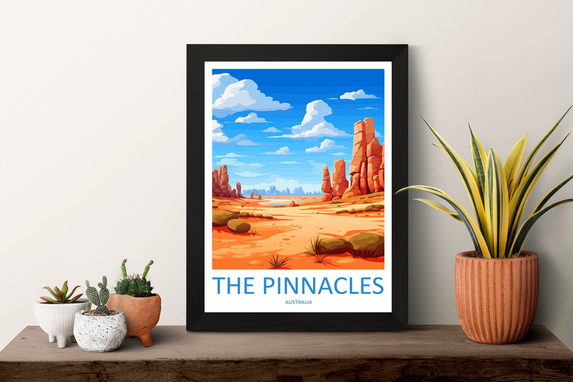 The Pinnacles Travel Print Wall Art The Pinnacles Wall Hanging Home Décor The Pinnacles Gift Art Lovers Wall Art Australia Poster Decor