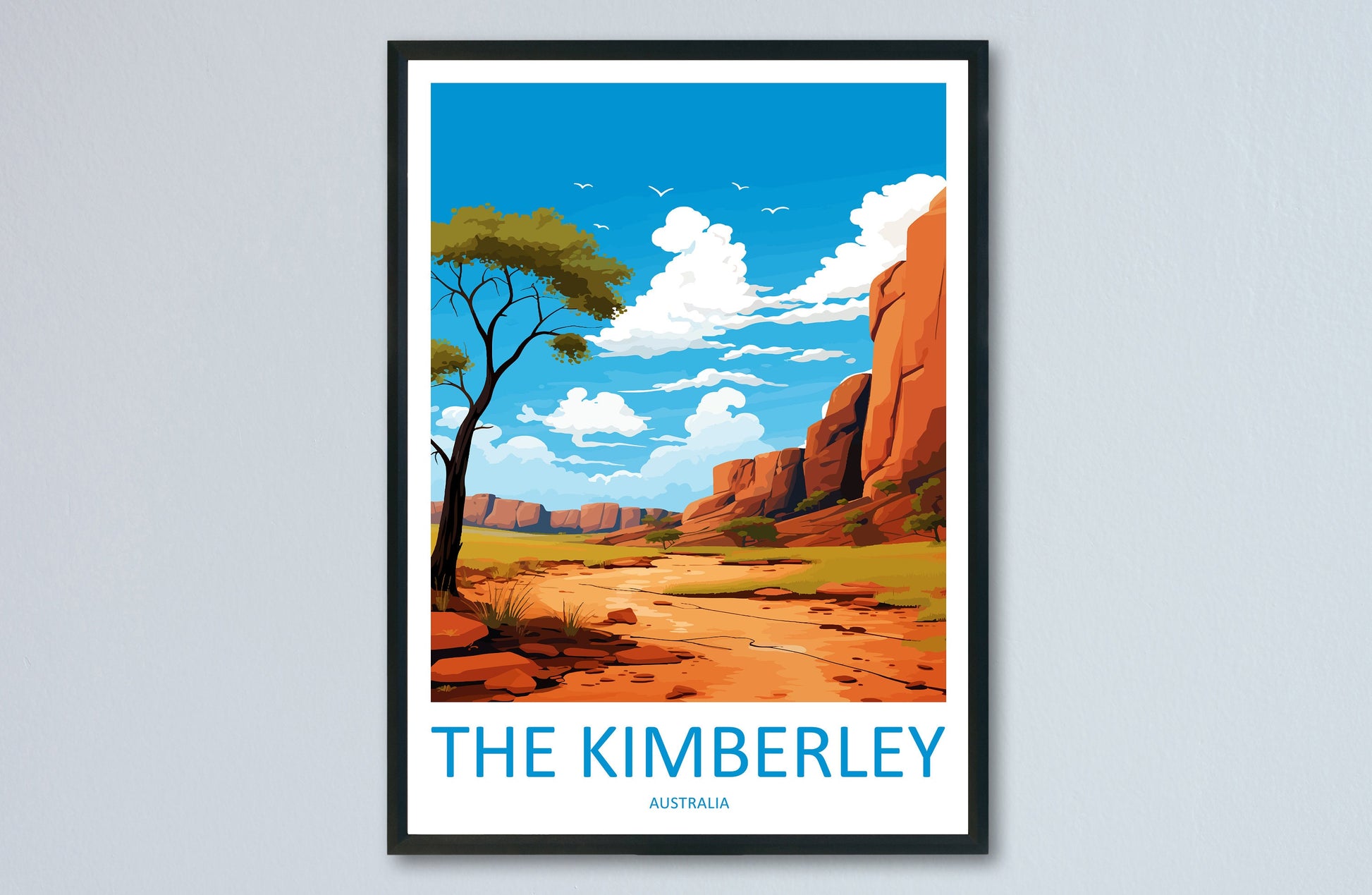 The Kimberley Travel Print Wall Art The Kimberley Wall Hanging Home Décor The Kimberley Gift Art Lovers Wall Art Australia Poster Decor