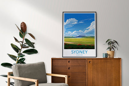 Sydney Olympic Park Travel Print Wall Art Sydney Olympic Park Wall Hanging Home Décor Sydney Gift Art Lovers Wall Art Australia Poster Decor