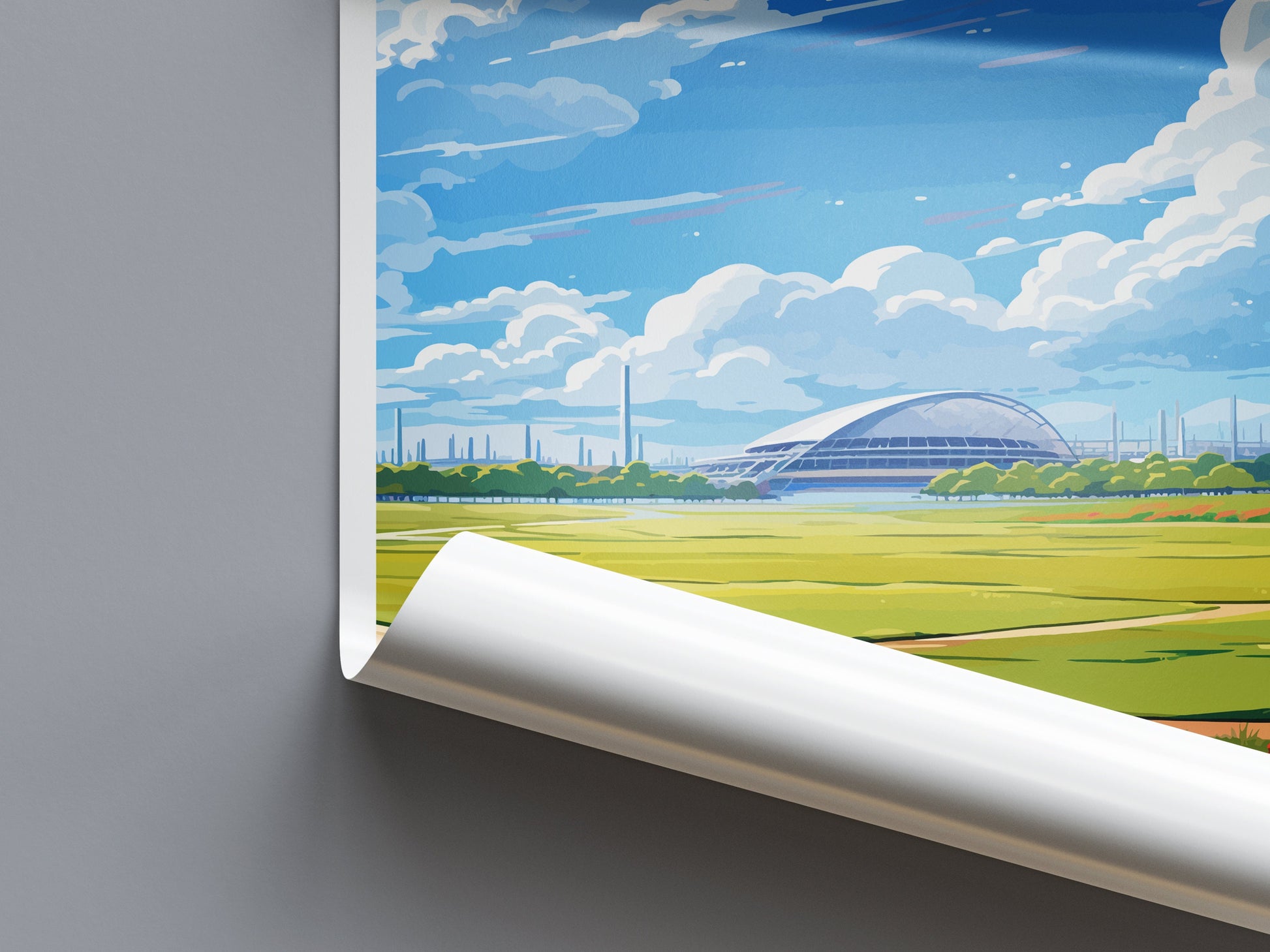 Sydney Olympic Park Travel Print Wall Art Sydney Olympic Park Wall Hanging Home Décor Sydney Gift Art Lovers Wall Art Australia Poster Decor
