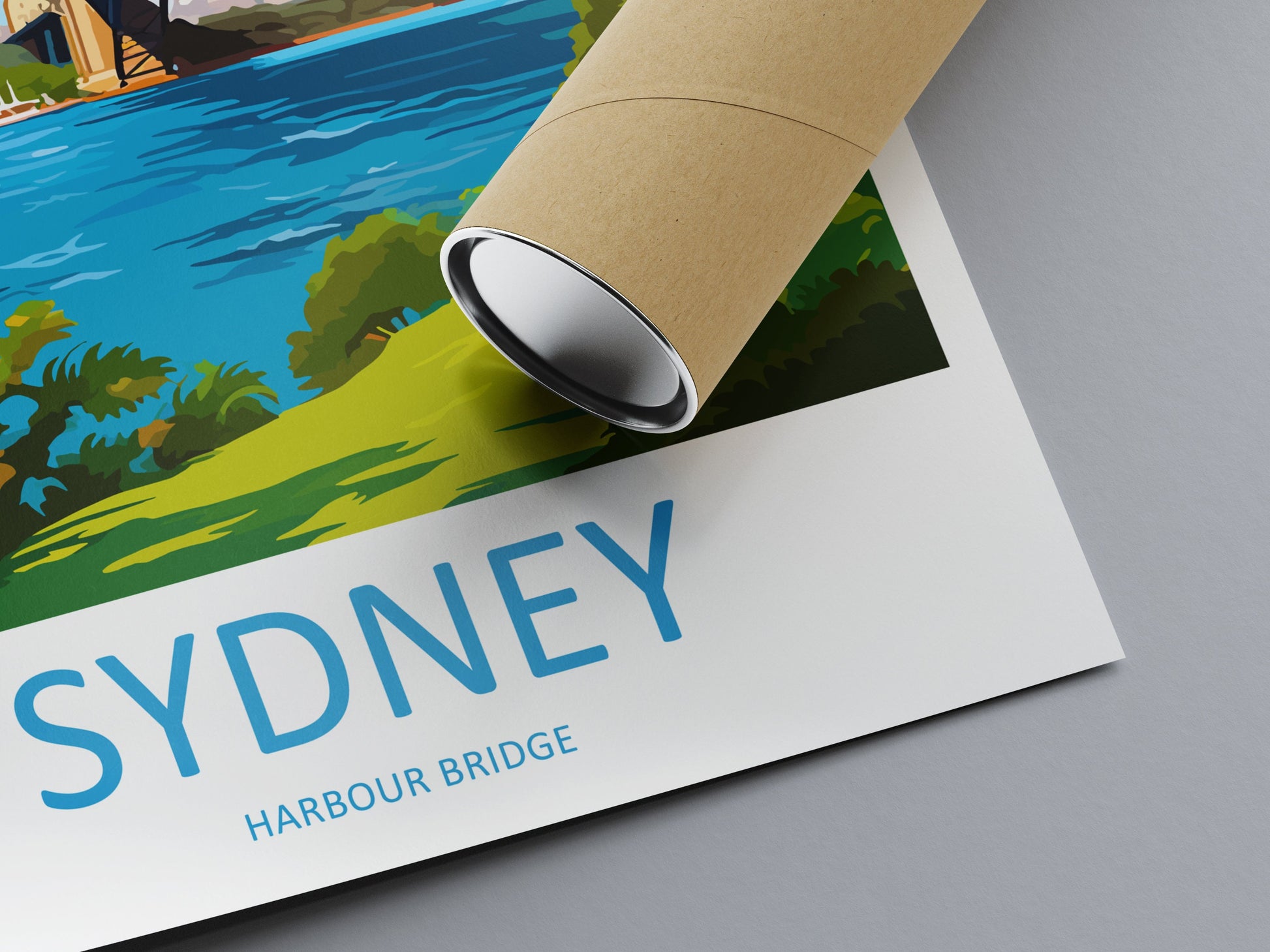 Sydney Harbour Bridge Travel Print Wall Art Sydney Harbour Bridge Wall Hanging Home Décor Sydney Gift Art Lovers Wall Art Australia Poster