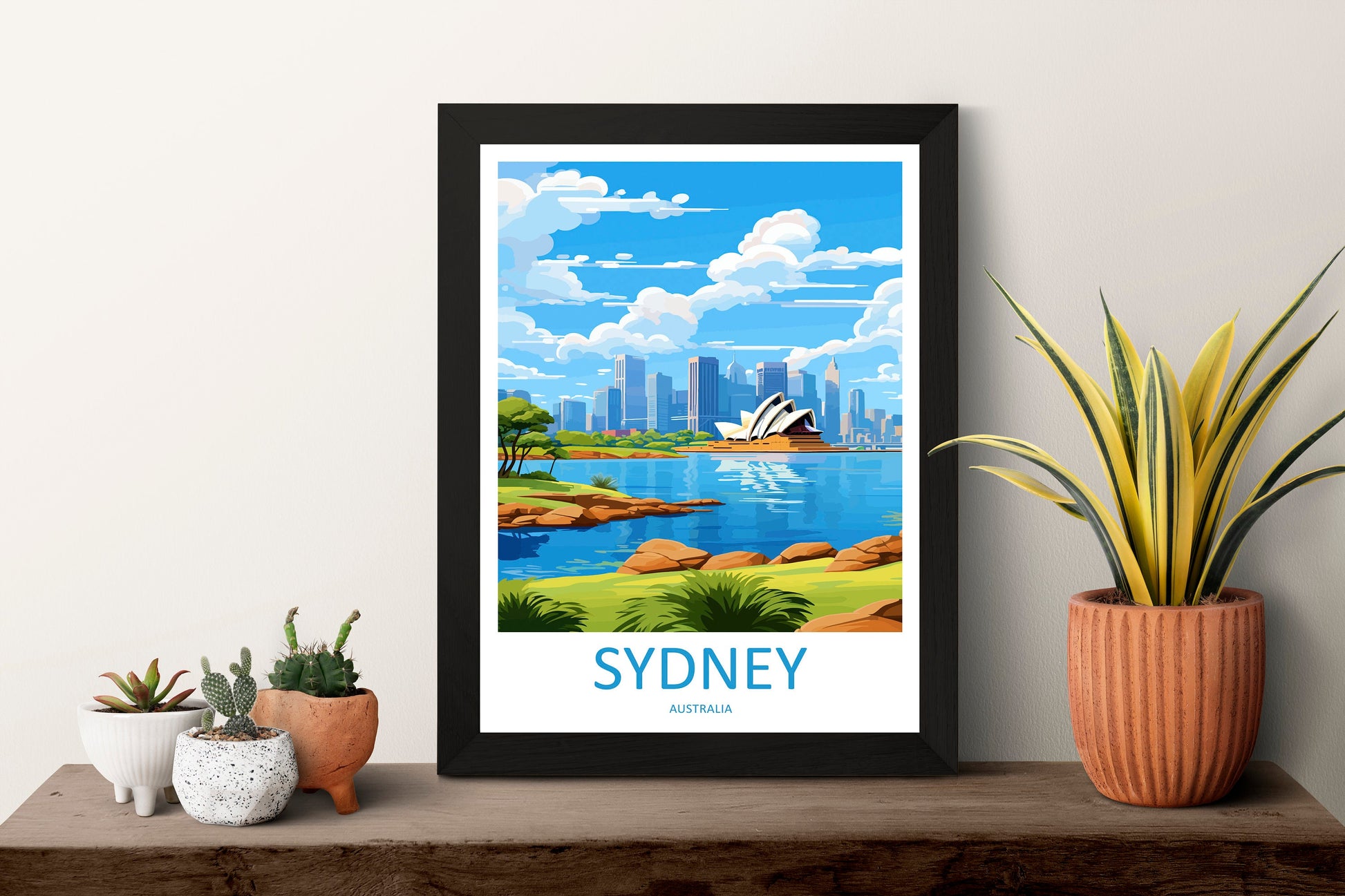Sydney Opera House Travel Print Wall Art Sydney Opera House Wall Hanging Home Décor Sydney Gift Art Lovers Wall Art Australia Poster Decor