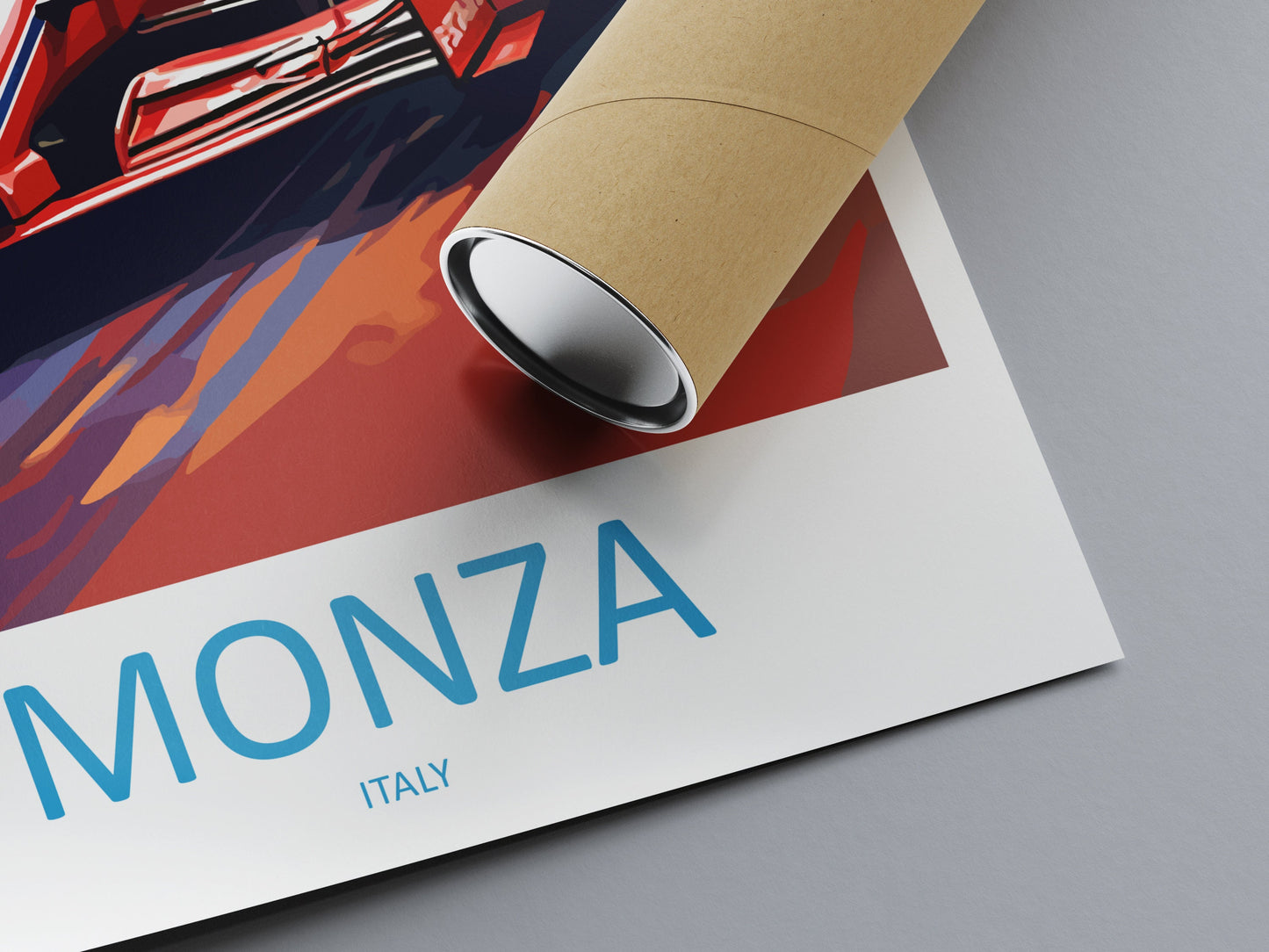 Monza Travel Print Wall Decor Monza Circuit Poster Motorsport Travel Print Art Print Racing Illustration Italy Race car Travel Art