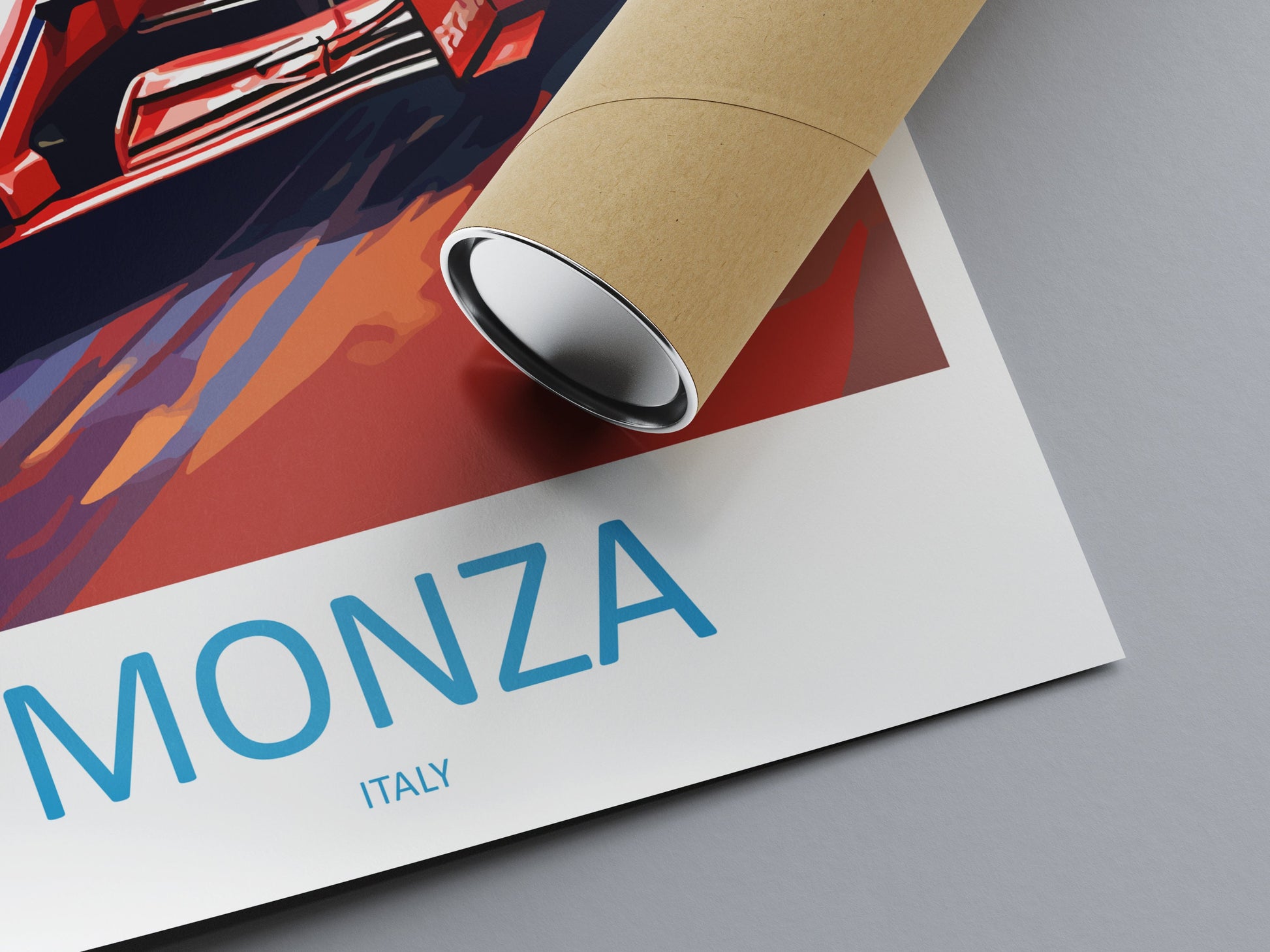 Monza Travel Print Wall Decor Monza Circuit Poster Motorsport Travel Print Art Print Racing Illustration Italy Race car Travel Art
