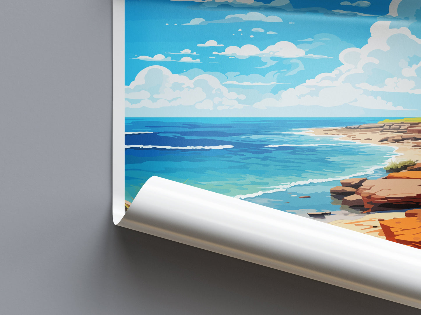 Ningaloo Reef Travel Print Wall Art Ningaloo Reef Wall Hanging Home Décor Ningaloo Reef Gift Art Lovers Wall Art Australia Poster Deco