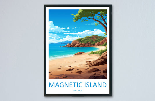 Magnetic Island Travel Print Wall Art Magnetic Island Wall Hanging Home Décor Magnetic Island Gift Art Lovers Wall Art Australia Poster Deco