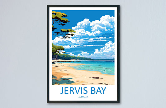 Jervis Bay Travel Print Wall Art Jervis Bay Wall Hanging Home Décor Jervis Bay Gift Art Lovers Wall Art Australia Poster Deco