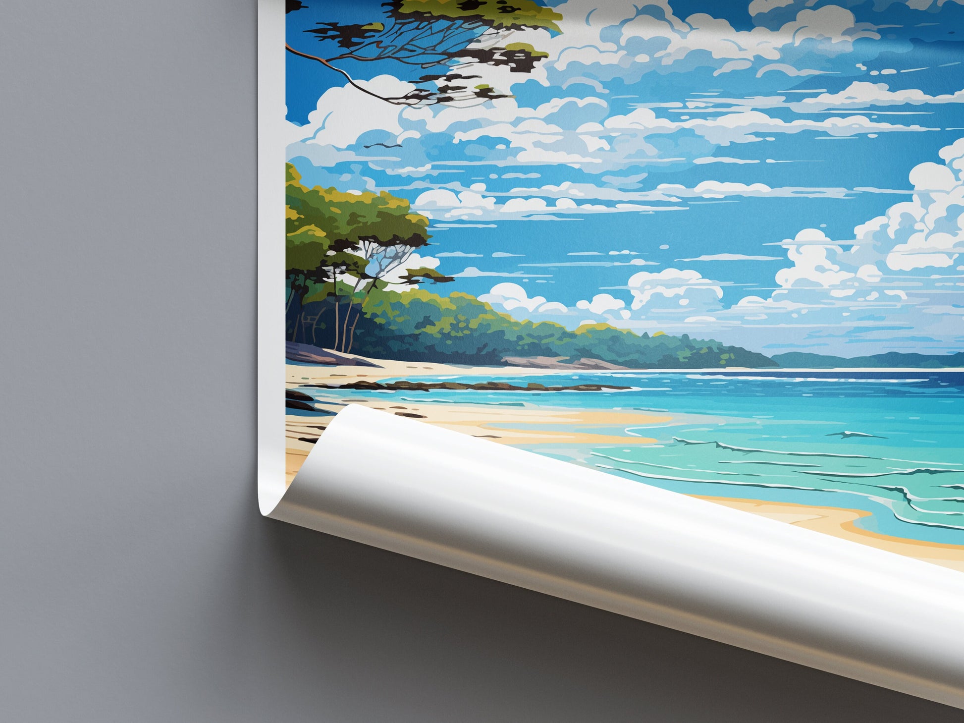 Jervis Bay Travel Print Wall Art Jervis Bay Wall Hanging Home Décor Jervis Bay Gift Art Lovers Wall Art Australia Poster Deco