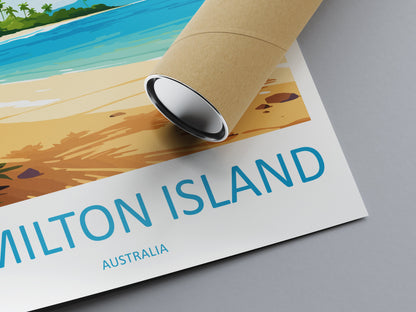 Hamilton Island Travel Print Wall Art Hamilton Island Wall Hanging Home Décor Hamilton Island Gift Art Lovers Wall Art Australia Poster Deco