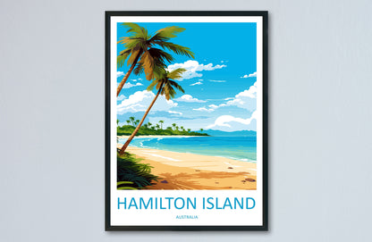 Hamilton Island Travel Print Wall Art Hamilton Island Wall Hanging Home Décor Hamilton Island Gift Art Lovers Wall Art Australia Poster Deco