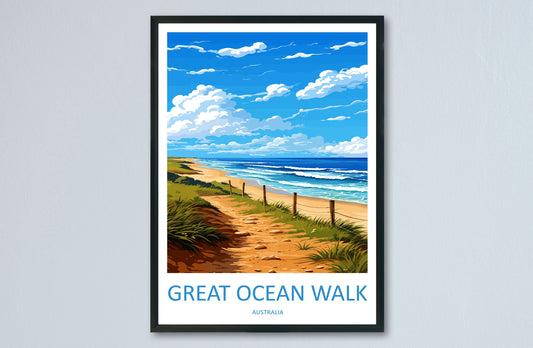 Great Ocean Walk Travel Print Wall Art Great Ocean Walk Wall Hanging Home Décor Great Ocean Walk Gift Art Lovers Wall Art Australia Poster