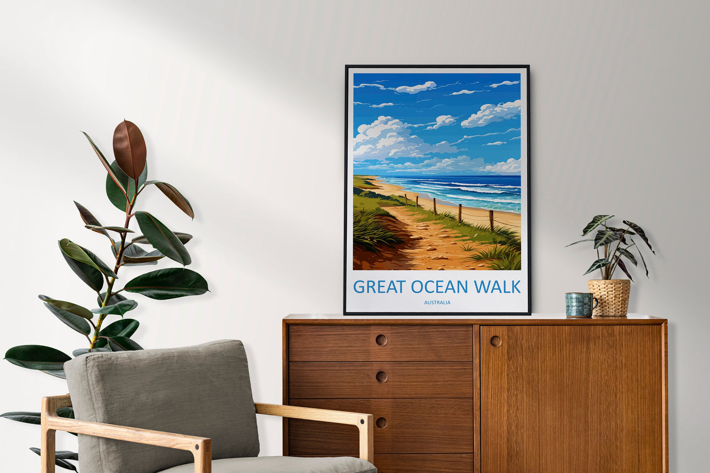 Great Ocean Walk Travel Print Wall Art Great Ocean Walk Wall Hanging Home Décor Great Ocean Walk Gift Art Lovers Wall Art Australia Poster